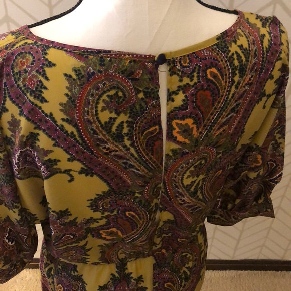 Woman’s paisley Dress with cutout detail - Picture 4 of 6